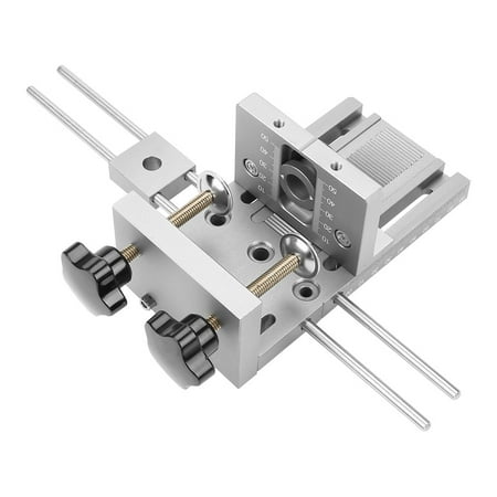 

Tebru Adjustable Dowel Drill Guide， Dowel Drill Guide Tool， For Woodworking Self Centering Dowelling Jig Drill Guide Locator Kit