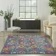 thumbnail image 3 of Nourison Passion Floral Denim 3'9" x 5'9" Area Rug, (4x6), 3 of 9