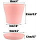 thumbnail image 2 of 8 Uds. Macetas pequeñas de plástico coloridas de 10cm, macetas para flores, macetas para plantas de interior para el hogar y la Oficina, 8 colores, 2 of 4