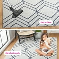 thumbnail image 3 of SAFAVIEH Adirondack Caitriona Geometric Squares Area Rug, Light Grey/Navy, 6' x 9', 3 of 14
