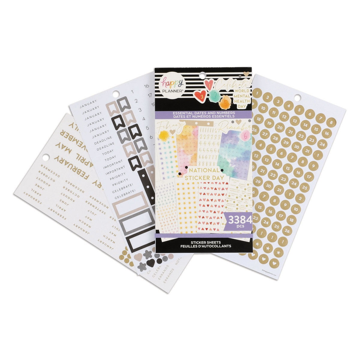 Value Pack 20 Sheets/826 Planner Stickers for Adults Any Activity