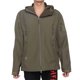 thumbnail image 5 of Chaqueta deportiva al aire libre de fibra de poliéster, abrigo de camuflaje cálido para acampar, color verde azul marino XL, 5 of 14