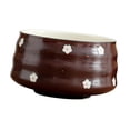 thumbnail image 1 of DOLITY Ceramic Matcha Bowl 580ml Matcha Mixing Bowl for Japanese Matcha Preparation red, 1 of 9
