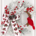 thumbnail image 3 of Diseño de escena de festival de árbol de corona de Navidad Decoración de Navidad para interior al aire libre, 3 of 9