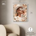 thumbnail image 5 of Lost In Beautiful Butterflies Canvas Glam Feminine Wall Art by Art Remedy, White Frame, 20" x 24", 5 of 7
