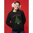 thumbnail image 2 of Merry Woofmas Sweatshirt Women -Smartprints Designs, Female 3X-Large, 2 of 4