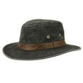 thumbnail image 6 of Men and Women's Outdoor Cotton Canvas Safari Fedora Hats With Faux Leather Band, 6 of 8