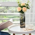 thumbnail image 6 of JSTEL Black & Gold Marble Mountain Flower Vase Decorative Floreros for Home Decor Bedroom Living Room Office Table Shelf Bathroom, 6 of 6