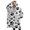 Pet Paw Print, variant on Oversized Wearable Blanket Hoodie,German Shorthaired Pointer Dog and Flower Sherpa Blanket Hoodie with Super Pockets,Super Warm Fuzzy Pullover for Women & Men