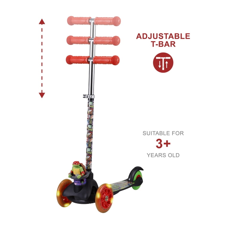 Teenage Mutant Ninja Turtles Raphael Ride-N-Glide 3-Wheel Scooter photo 3