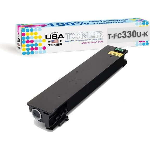 MADE IN USA TONER Replacement for Toshiba T-FC330UY TFC330, e-Studio 330AC,400AC Yellow
