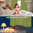 thumbnail image 4 of Superior Blackout Solid Light Filtering Grommet Curtain Panel Set, 70"X 96", Sage, 4 of 10
