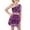 Purple, variant on sususu Girls Outfits 2 piece Sequin Performance Two Piece Outfit Stretchy Comfort Fit Dance Top And Skirt For Parties And Shows,Red,11-12 Years