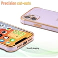 thumbnail image 3 of for iPhone 11 Case, Slim Shockproof Electroplated iPhone 11 Protective Phone Case, Purple, 3 of 10