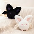 thumbnail image 3 of XUYAN 7.87" Bat Plush Toy for Table Display Halloween Bat Plush White/black Cartoon Bat Plushies Ornament PP Cotton Stuffed for Halloween Bedroom Room for Girls Boys, 3 of 8