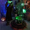 thumbnail image 4 of Halloween Outdoor Large Cauldron On Tripod Outdoor Decorations With Green Light Black Bowl Candy Bucket For Halloween Party Indoor Porch Outdoor Yard Party for Kids 4-8 Event Table And Chairs Set, 4 of 4