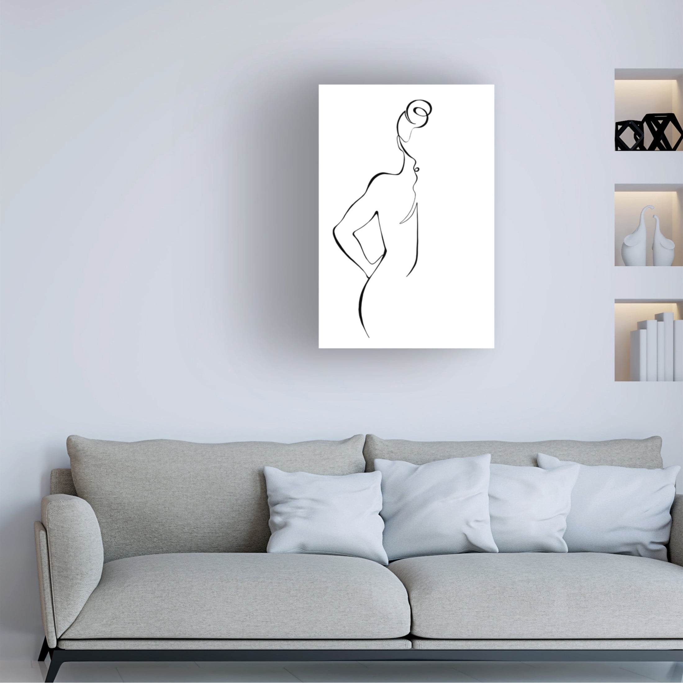 Pictufy Studio II 'Back' Canvas Art - 16 x 24 Inches