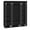 Black, variant on Non-Woven Fabric Portable Clothes Wardrobe Storage Organizer Closet with 12 Storage Shelves and Movable Clothes Hanging Rod, Easy for Assembly, 58"W x 17"D x 68 7/8"H Gray