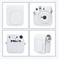 thumbnail image 3 of HAHDAXIA Protective Case for Fuji Instax Mini 12 Instant Camera - PU Leather Mini 12 Camera Case Bag with Photo Pocket - Adjustable Shoulder Strap - White, 3 of 7