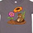 thumbnail image 4 of Inktastic Cute Chipmunk on Lunch Break with Flowers Boys or Girls Toddler T-Shirt, 4 of 5