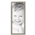 thumbnail image 2 of ArtToFrames 13" x 32" Silver Picture Frame, 13x32 inch Silver MDF Poster Frame (WOM-4642),  Pack, 2 of 8