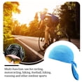 thumbnail image 4 of Naiovety Sombreros Gorros de quimio Pañuelo para la cabeza Bandana Quick Sun Pasamontañas atado por detrás Hip Pop Head Wrap Casco Capucha interior Ciclismo azul Naiovety OD020489-02B, 4 of 6
