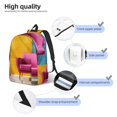 thumbnail image 3 of Disketp Bright Pink Chair Canvas Backpack Lightweight Travel Daypack Student Rucksack Laptop Backpack-Small, 3 of 5