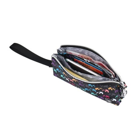 OIWAS OCQ1611 Fashion Style Women Multi-color Handbag Polyester Casual Purse Cell Phone Wallet Holder Hand Held