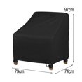 thumbnail image 4 of WinWay Outdoor Furniture Chair Cover Garden Patio Waterproof and Dustproof Cover, 4 of 9