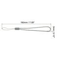 thumbnail image 2 of Unique Bargains 18cm Portable Item Nylon Cord Lanyards Hand Wrist Strap String Gray 20 Pack, 2 of 6