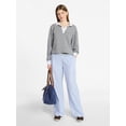 thumbnail image 2 of No Boundaries Cotton Boxer Pants with Rollover Waist, 31.5'' Inseam, Women's XXS-XXL, 2 of 5