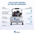 thumbnail image 2 of Compresor de aire California Air Tools CAT-1P1060S de 1 galón, 2 of 6