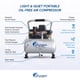 thumbnail image 2 of Compresor de aire California Air Tools CAT-1P1060S de 1 galón, 2 of 6