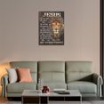 thumbnail image 5 of Lion Of Judah Wall Art Jesus Quotes God Bible Christian Religious Wall Decor Rustic Lion Cross Picture Canvas Prints Modern Home Framed Artwork for Church Living Room Bedroom 12"x16", 5 of 6