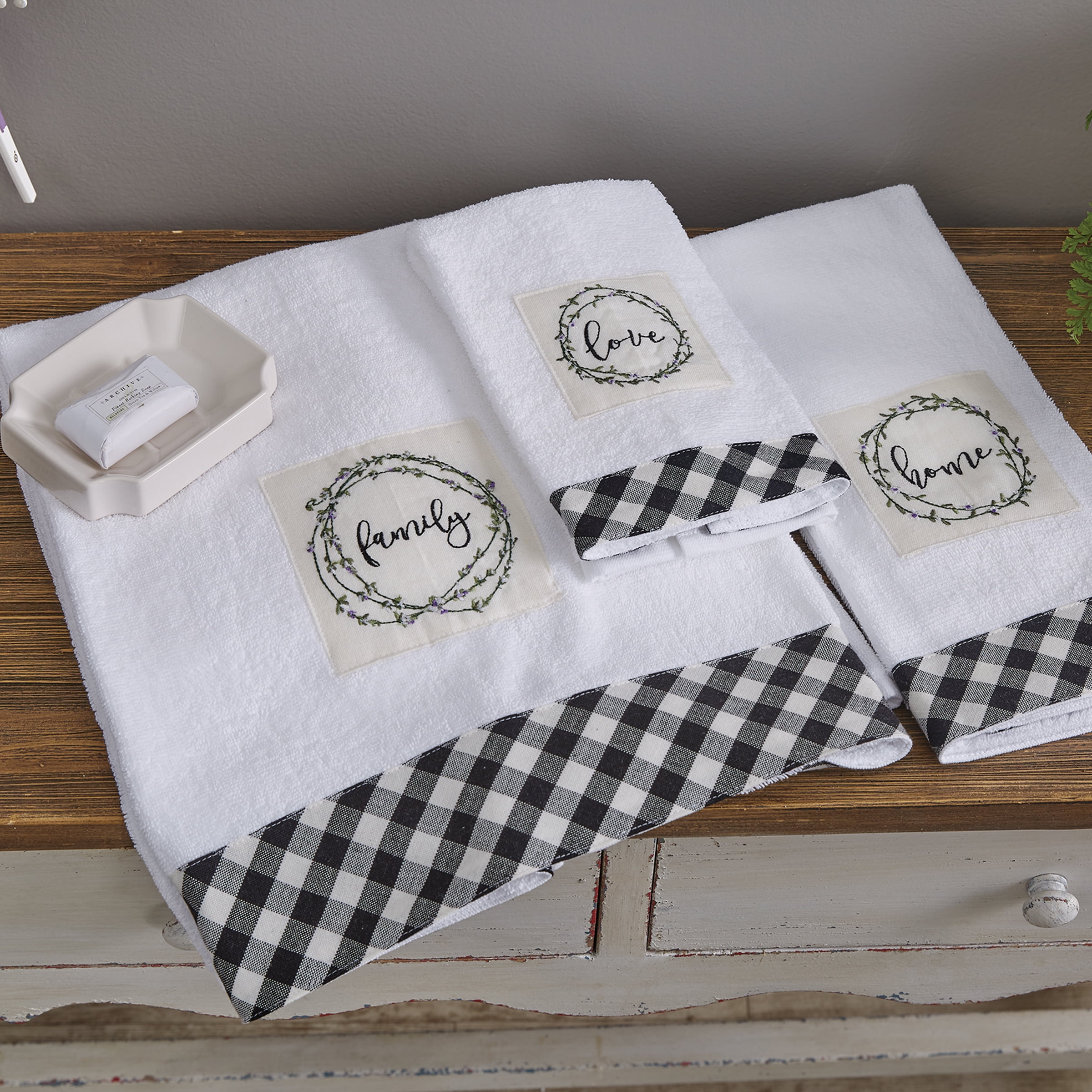 Park Designs Bouquet Of Grace Bath Towel Set of 2