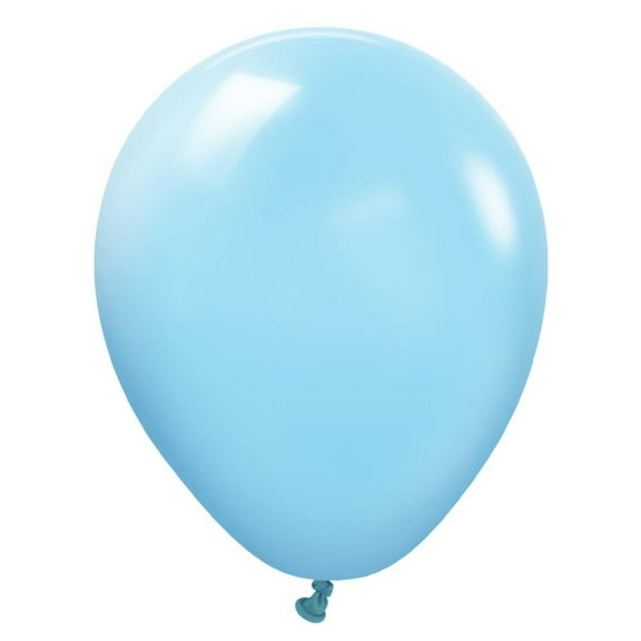 5 inch Kalisan Standard Baby Blue Latex Balloons (100 Pack) - Party Supplies Decorations