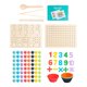 thumbnail image 1 of Juguete de bolas en vasos,Juego de rompecabezas con cuentas y tablero de clavijas de madera Montessori,Aprendizaje preescolar: clasificación y conteo de colores,Juguetes de motricidad fina con, 1 of 9