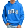 thumbnail image 2 of CUSTG Vintage City Name Graphic Hoodie for Men, Loose Fit Pullover Sweatshirt Long Sleeve Casual Street Hooded Tops Oversized Classic Daily Wear, 2 of 4