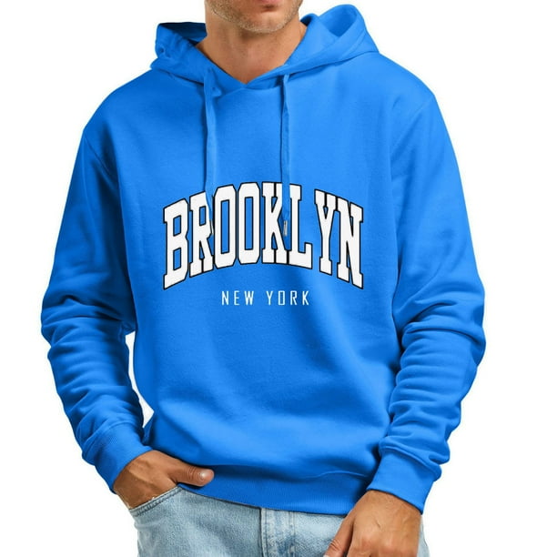 WILLBEST Sudaderas para Hombre, Ropa Deportiva Informal para Hombre, Sudadera con Capucha y Letras Grande