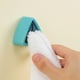 thumbnail image 4 of Colgador de toallas para baño, organizador de paños de cocina sin perforaciones, gancho de secado de trapos, estante de almacenamiento de Almacenamiento y organización del hogar Azul claro Toystoory HA011642-01, 4 of 6