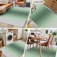 thumbnail image 6 of Sage Green Grey Ombre 3'x5' Washable Rug, Farmhouse Gradient Minimalist Non-Slip Area Rugs for Entryway Kitchen Classroom, StainResistant Dorm Throw Carpet, Low Pile Soft Indoor Floor Mat, 6 of 9