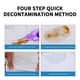 thumbnail image 5 of Quitamanchas enzimático activo para ropa | Líquido de 120 ml para manchas de aceite, amarillas y de proteínas | Tratamiento de prelavado para ropa de bebé, delicada y blanca | Apto para lavado a, 5 of 9