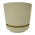 thumbnail image 1 of Maceta Edenika Formec con Plato 10 Pulgadas Ivory, 1 of 1