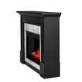 thumbnail image 4 of Real Flame Merced 61" Contemporary Wood Grand Electric Fireplace in Black, 4 of 9