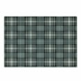 thumbnail image 1 of Checkered Cutting Board, Old Fashioned Plaid Tartan in Dark Colors Classic English Tile Symmetrical, Decorative Tempered Glass Cutting and Serving Board, Small Size, Grey Black White, by Ambesonne, 1 of 1