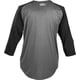 thumbnail image 2 of Camisa Rawlings de manga 3/4 para hombre, color grafito y negro, talla S, 2 of 2
