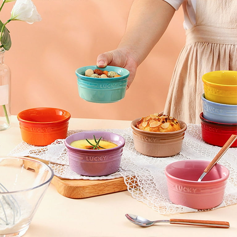 Porcelain Ramekins Oz Creme Brulee Ramekins 6pcs 4/8oz Creme