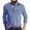 Blue, variant on Mens T-shirts Men's Shirt Casual Long Sleeve Classic Plaid Button Tees With Pockets Mens Short Sleeved Tees Yoga Fit Ling Sleeve T Shirt Tops Men Work Casual Lady Athletic Wear Medium Beige 3XL