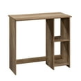 thumbnail image 3 of Mainstays Small Space Writing Desk with 2 Shelves, Rustic Pine Finish, 3 of 9