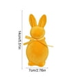 thumbnail image 2 of Lunxisen 1 Pcs Easter Bunny Decorations Spring Home Decor Bunny Figurines, 2 of 9